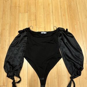 Adika Black Bodysuit